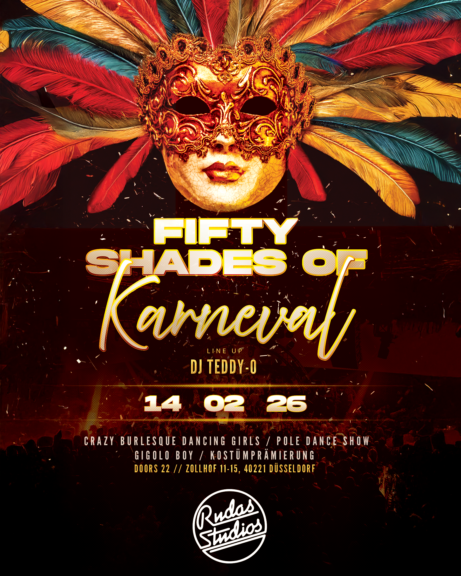 sswwwMardi Gras Carnival Flyer